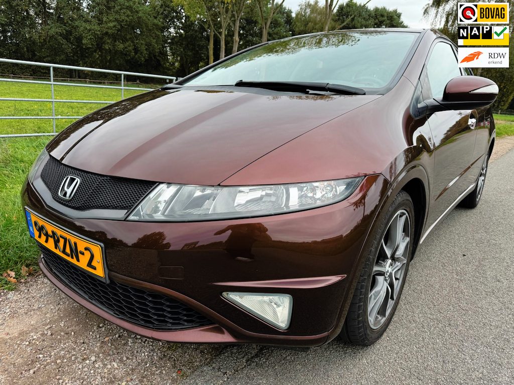 Honda Civic 1.8 Style Mode 140PK|top onderhouden|navi|stoelverwarming