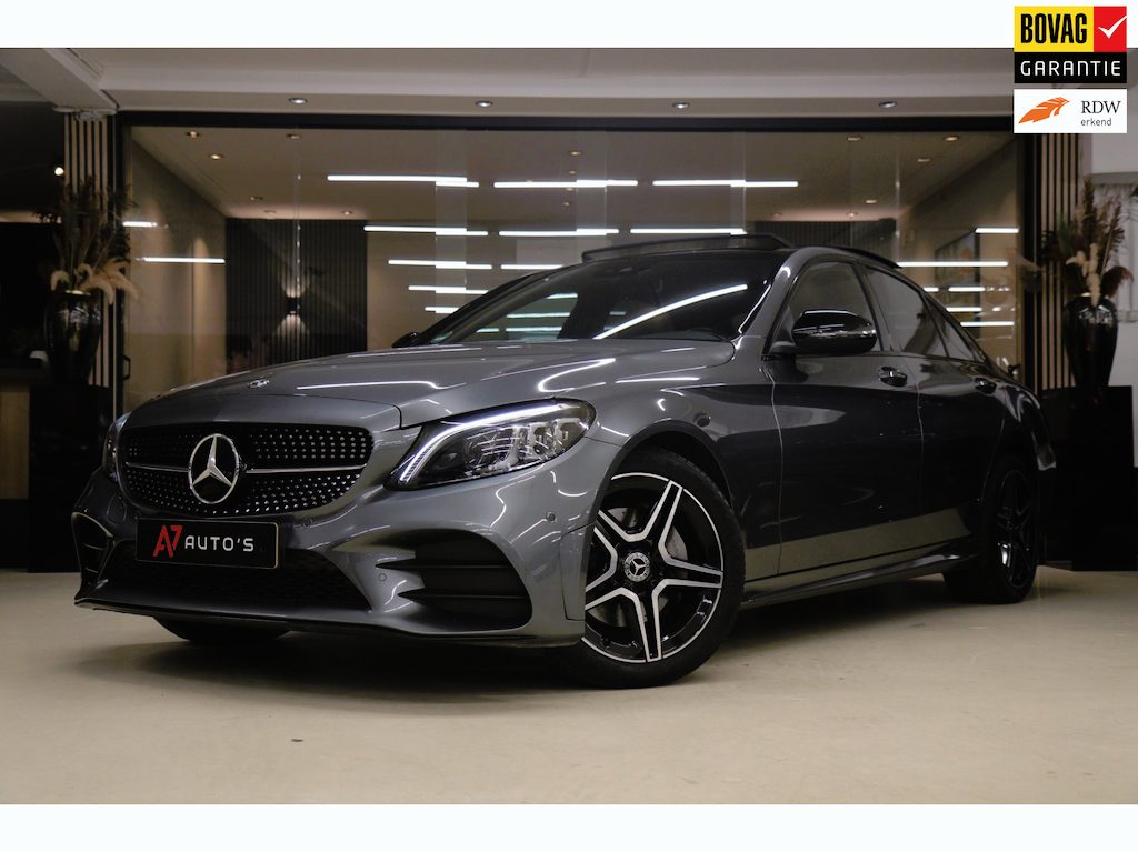 Mercedes-Benz C-klasse 180 AMG-LINE NAP PANO/CARPLAY/CAM/STOELVER/VOL