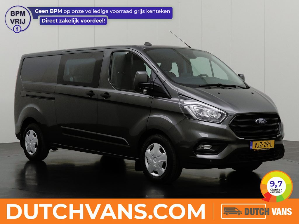 Ford Transit Custom 2.0TDCI 130PK Automaat Limited Dubbele Cabine | 6-Persoons | Navigatie | Multimedia | Airco | Cruise | Trekhaak