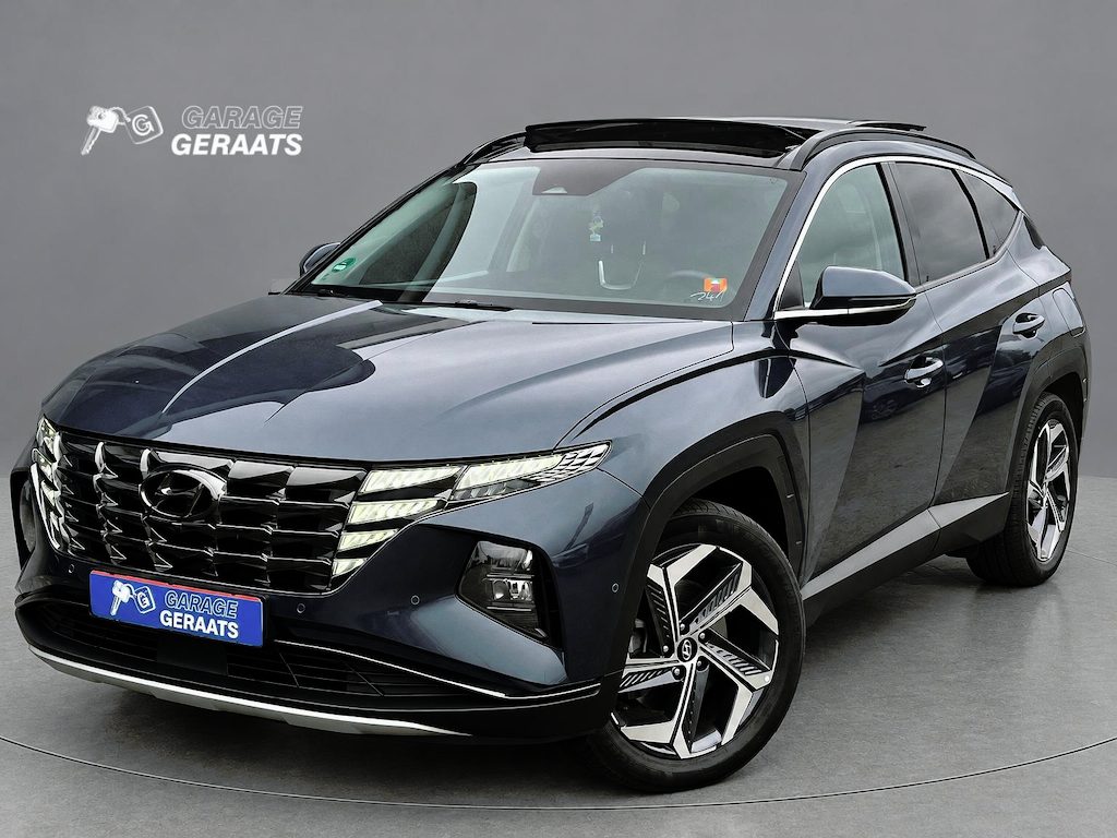 Hyundai Tucson 1.6 T-GDI PHEV Premium Sky 4WD | Schuifdak, Stoel ventilatie, Elektr. stoel, 360° camera, Leder, Keyless, Dealer onderhouden, 1e eigenaar, zeer luxe!