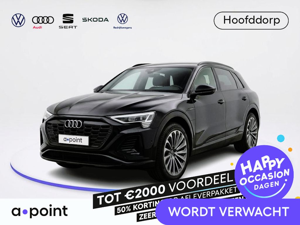 Audi Q8 e-tron 50 quattro S Edition 95 kWh 340pk | Parkeercamera | Elekt. verstelbare voorstoelen met geh. bestuurdersstoel | Stoelverwarming | Adaptive cruise controle | 21 inch Lichtmetalen velgen