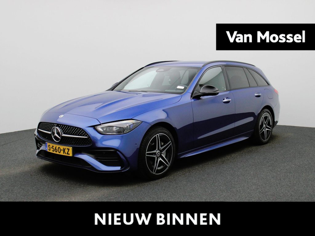 Mercedes-Benz C-klasse Estate 300 e AMG Line | LASER LED | LEDER | MEMORY STOELEN | ACHTERUITRIJCAMERA | STOELVERWARMING |