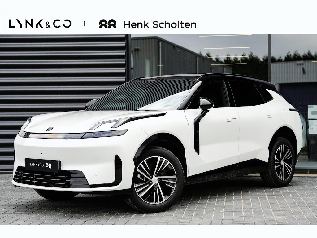 Lynk & Co 08 345PK Business Edition | Fiscale waarde €49.990 | 200km Hybride | High Beam LED | Panoramadak | 360° Camera | 19" Wielen | Stoelverwarming | Akoestisch glas | Elektrische stoelen met geheugen | Sfeerverlichting | Apple Carplay | Android Auto | Dodehoekassistent | Adaptive Cruise Contol met Stuurassistent | Keyless Entry