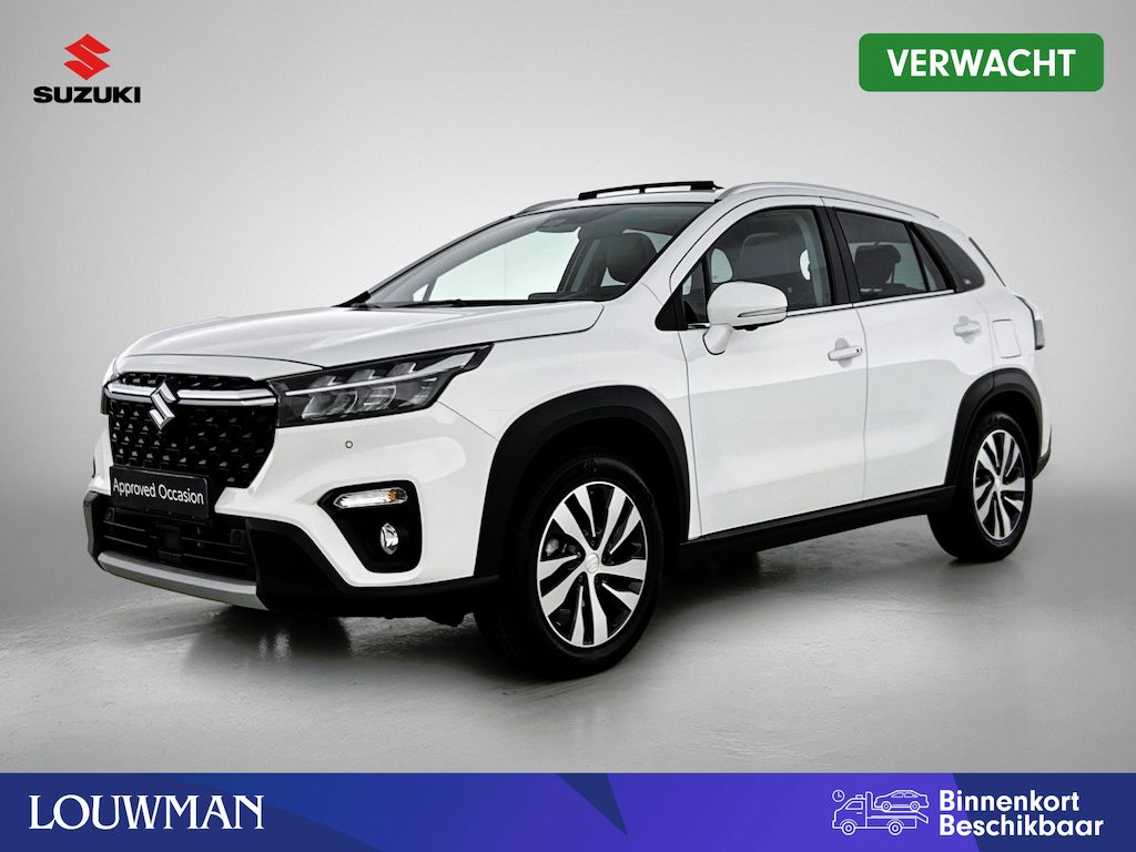 Suzuki S-Cross 1.4 Boosterjet Style Smart Hybrid | Panorama schuif/kanteldak | 360 Camera | Stoelverwarming | Climate Control | Cruise Control Adaptive | Navigatie | Apple CarPlay/Android Auto |