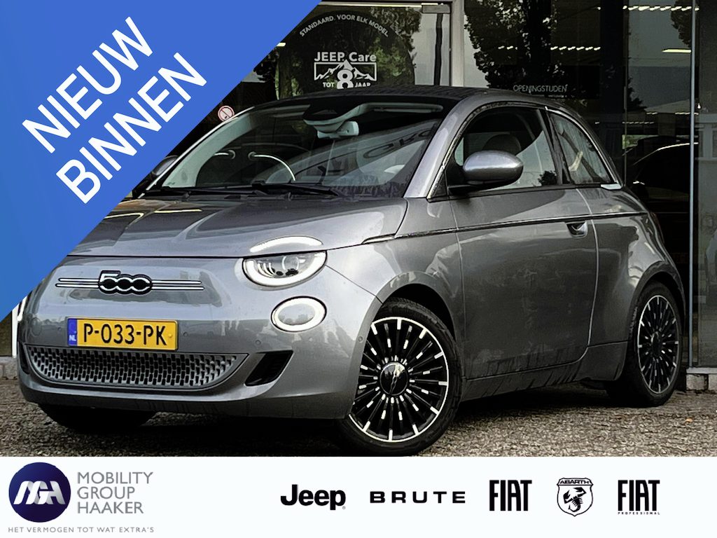 Fiat 500C La Prima 42 kWh | Apple-Android | Cabrio | Cruisecontrol