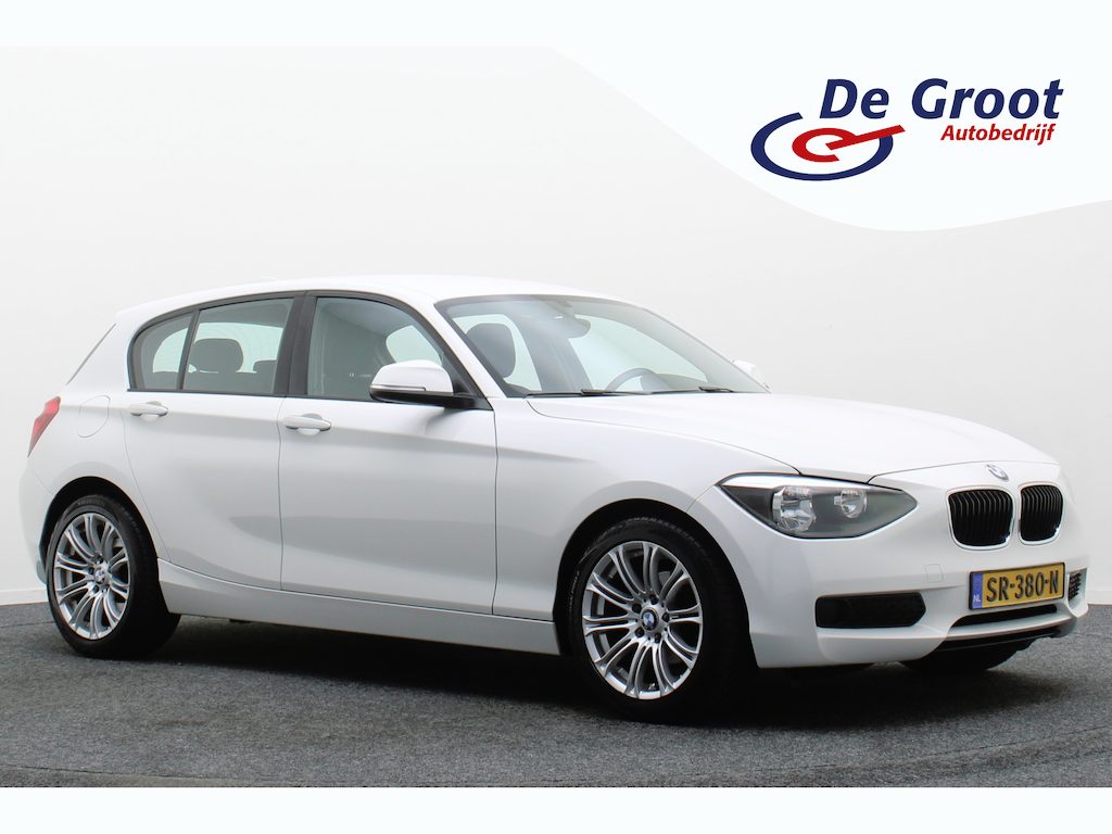 BMW 1-Serie 114i EDE High Executive 5-Deurs, Airco, Stoelverwarming, Elektrisch Pakket, Radio/CD, AUX, 17''