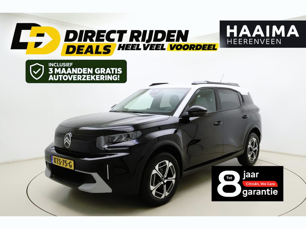 Citroën E-C3 Aircross Max Extended Range 54 kWh 113 Pk | NIEUW VOORRAAD | €2500,- Voordeel | 400 KM WLTP | 3-Fase | Navigatie | Climate Control | Camera Achter | Cruise Control