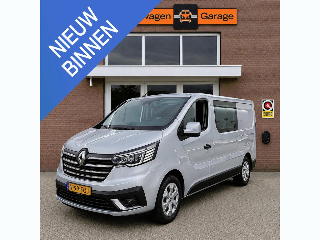 Renault Trafic 2.0dCi 130PK L2H1 Work Edition DC 6 pers | Dubbele Cabine | trekhaak | € 394,- per mnd