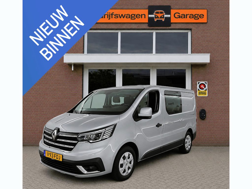 Renault Trafic 2.0dCi 130PK L2H1 Work Edition DC | compleet  | trekhaak | € 394,- per mnd | 6 pers. | Dubbele Cabine