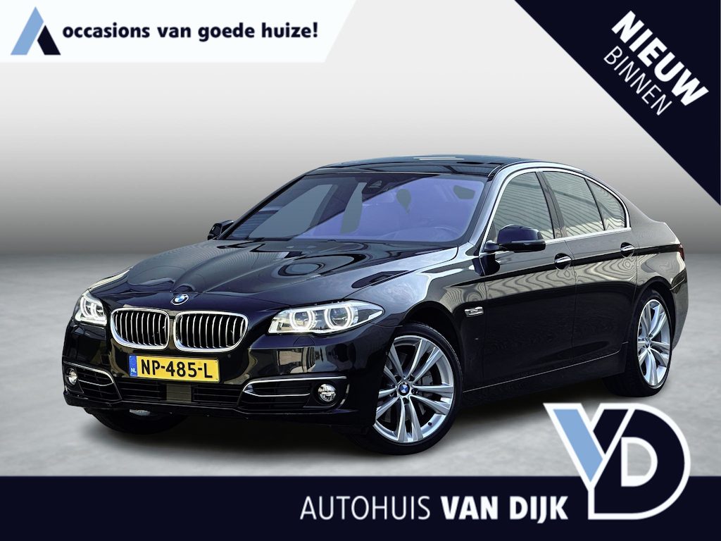 BMW 5-Serie 535i Luxury Edition |360° camera|NL-Auto|Stoelverw.|Head-up|Adapt.Cruise|Pano-dak|Navi|Leder|Harman Kardon System
