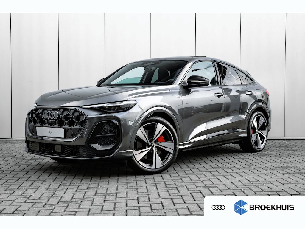 Audi Q5 Sportback S edition Competition e-hybrid 270 kW / 367 pk S tronic | 360 Camera | Adaptive air suspension | Audi Sport wielen 21", 5-arm-Split, zwart metallic, glansgedraaid