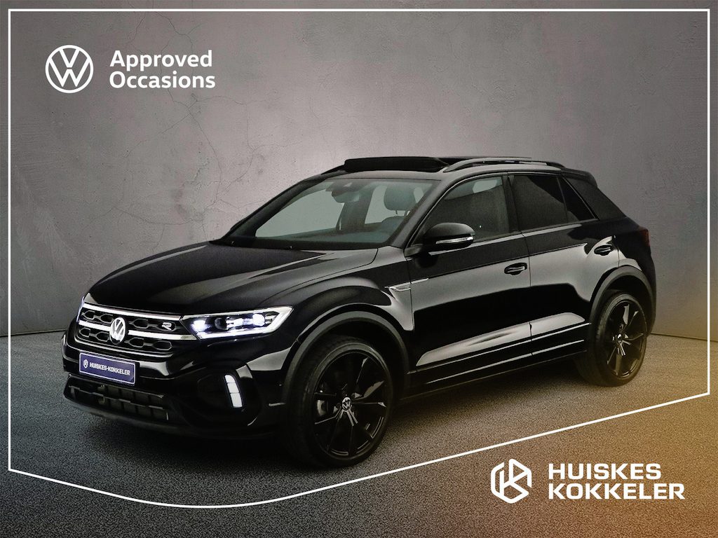 Volkswagen T-Roc R-Line 1.5 TSI 150pk DSG Automaat Panoramadak, Adaptive cruise control, Black Style, Elektrische achterklep, Achteruitrijcamera, LED koplampen