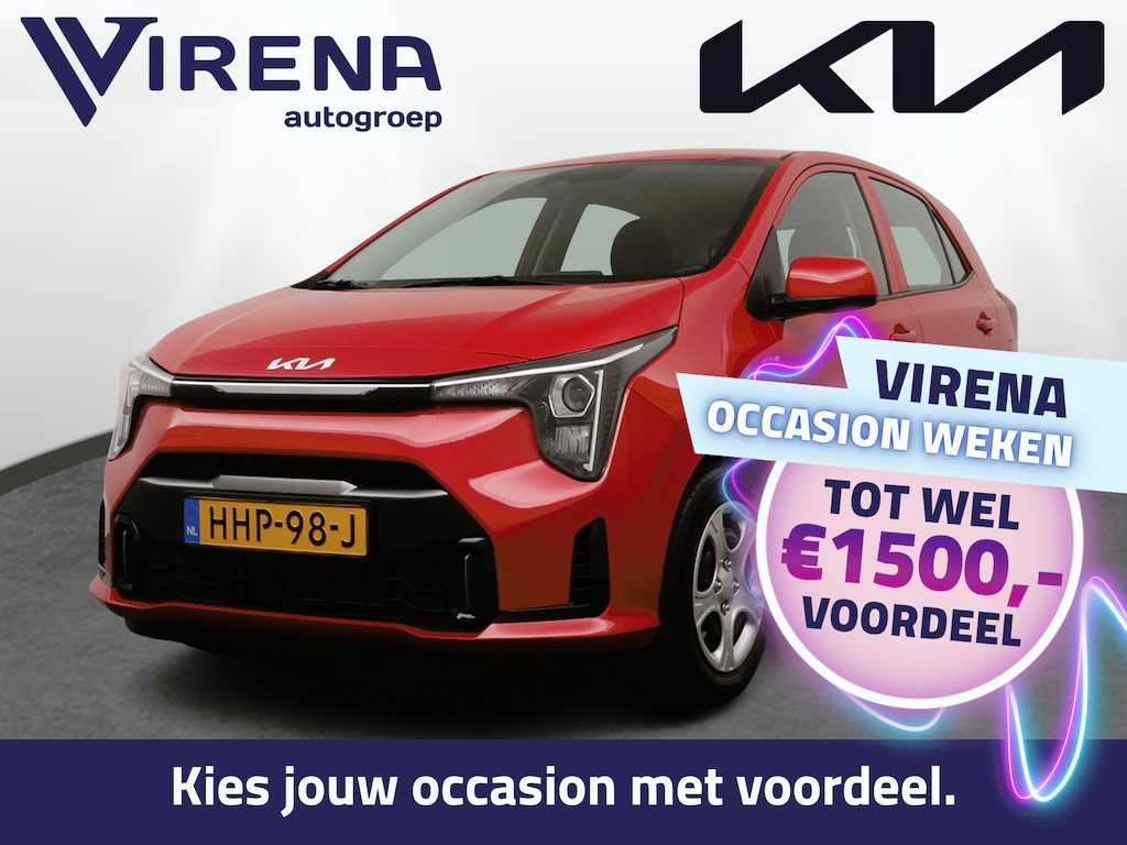 Kia Picanto 1.0 DPI DynamicLine - Airco - Cruise Control- Navigatie - DAB- Apple Carplay/Android Auto Fabrieksgarantie 03-2032 of 150.000 km