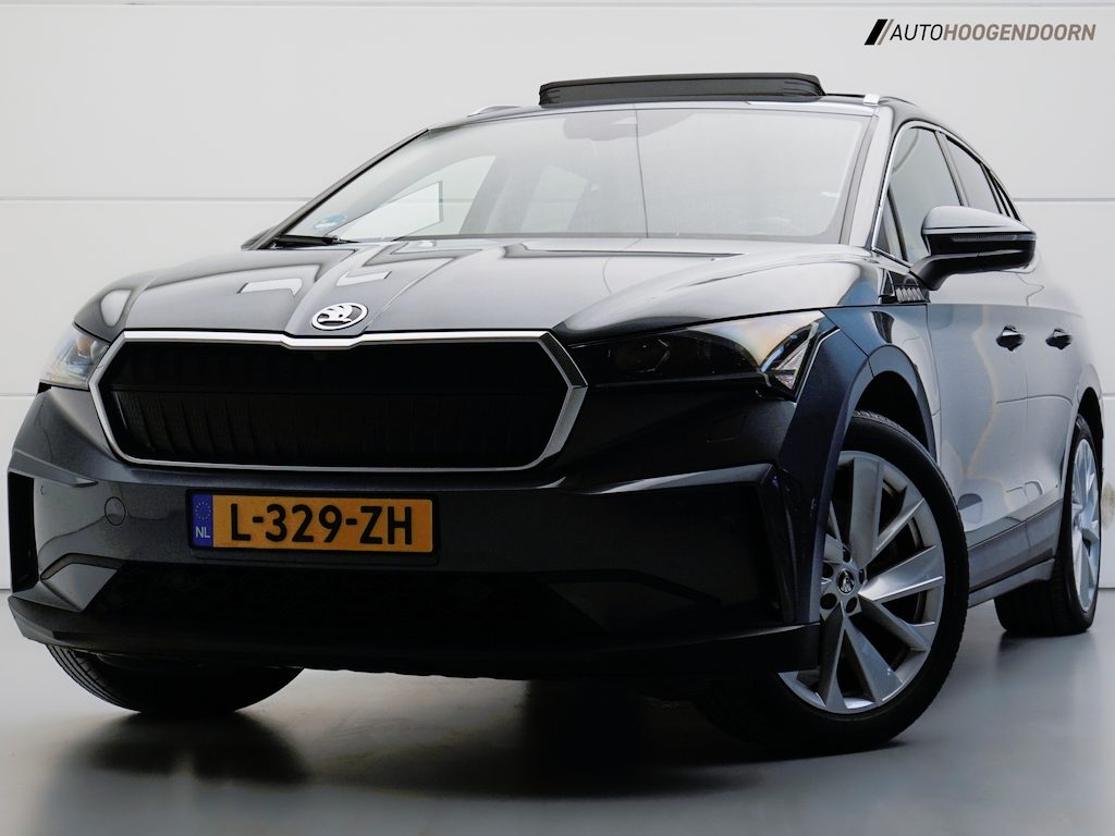 Skoda Enyaq iV 80 Sport SoH 93% (APPLE CARPLAY,PANORAMA-SCHUIFDAK,DODEHOEK,KEYLESS,STUUR-STOELVERWARMING,ADAPTIVE CRUISE)