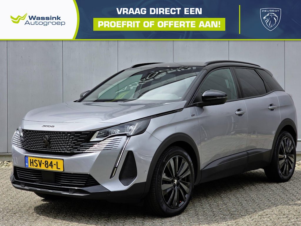 Peugeot 3008 130pk GT Automaat | Black Pack | Elektrische achterklep | Navigatie | Parkeercamera