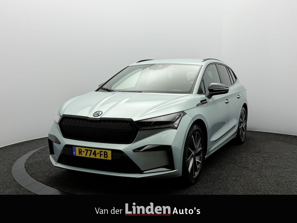 Skoda Enyaq iV 60 Sportline SOH 94,4% | Trekhaak | Matrix Led | Stoel/Stuurverwarming | Camera | Navigatie