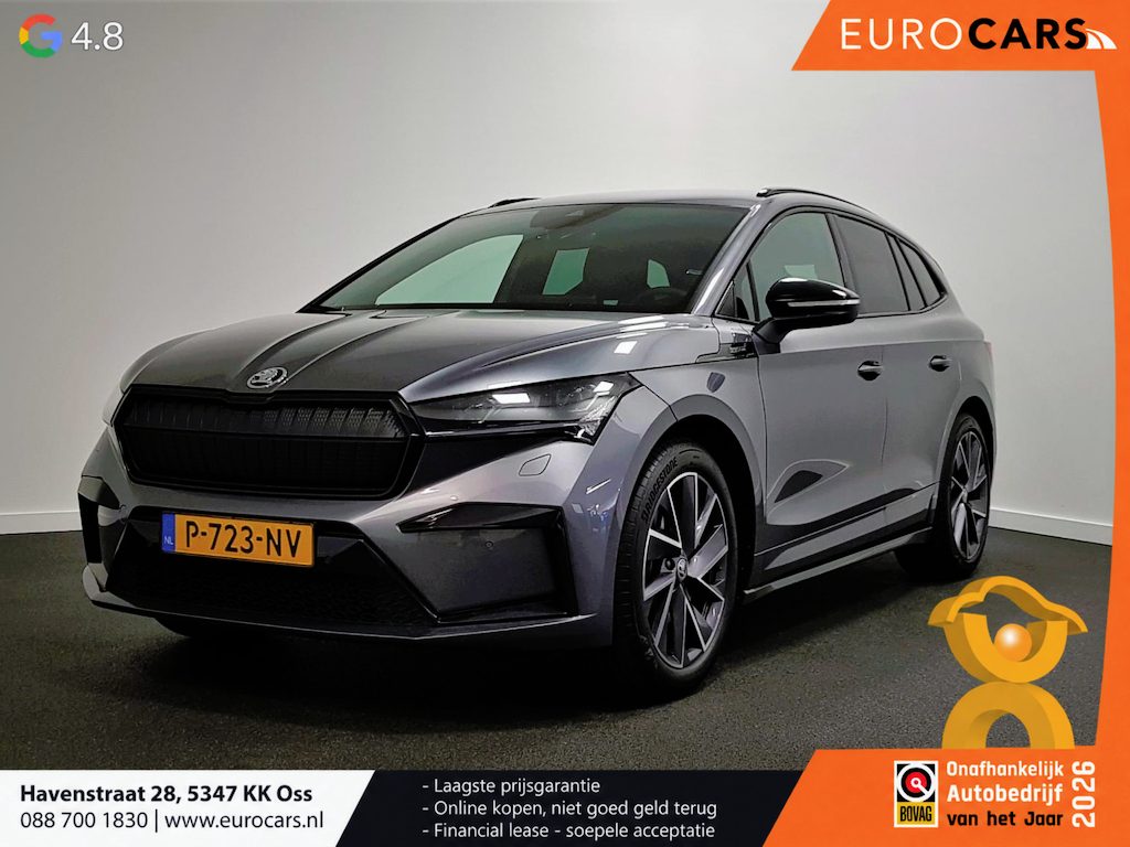 Skoda Enyaq iV 80 Sportline DEMO ! Navigatie Climate pack Assistentie pack LED Extra Getint glas Lichtmetalen Velgen