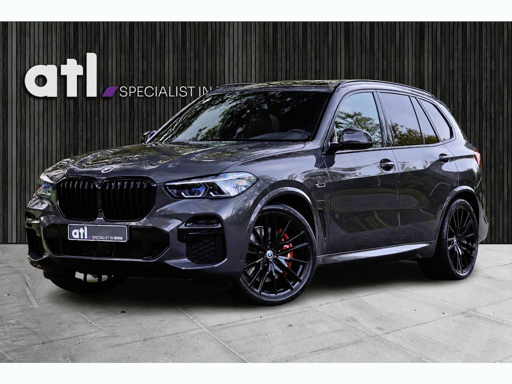 BMW X5 xDrive45e High Executive M-Sport | Pano | HUD | H&K | 360 | ACC | Laser | Carbon | Elektr. trekhaak | 22 inch | Stuurwielverwarming | Keyless | Alarm kl.3 | Etc.