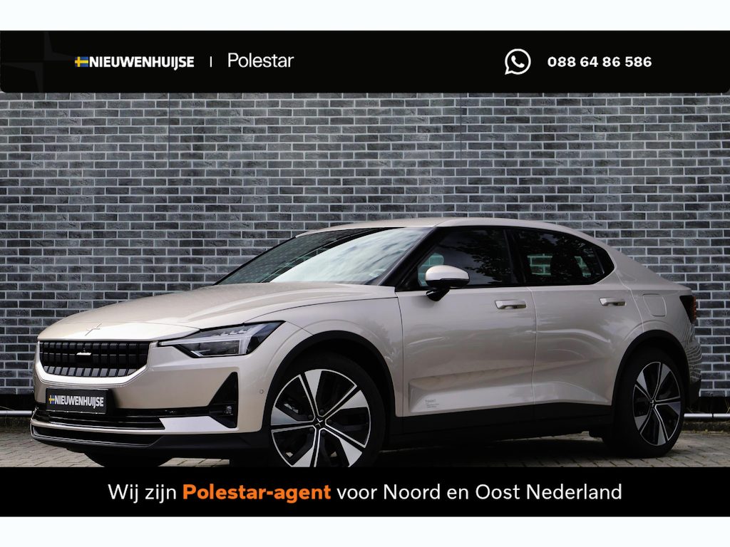 Polestar 2 Long Range Dual Motor AWD 78 kWh | Pilot Lite | 360 Graden Camera | Adaptieve Cruise Control | Parkeersensoren | Keyless Entry | Elektrische Achterklep | Navigatie | Apple Carplay | Android Auto | LED Koplampen | BLIS