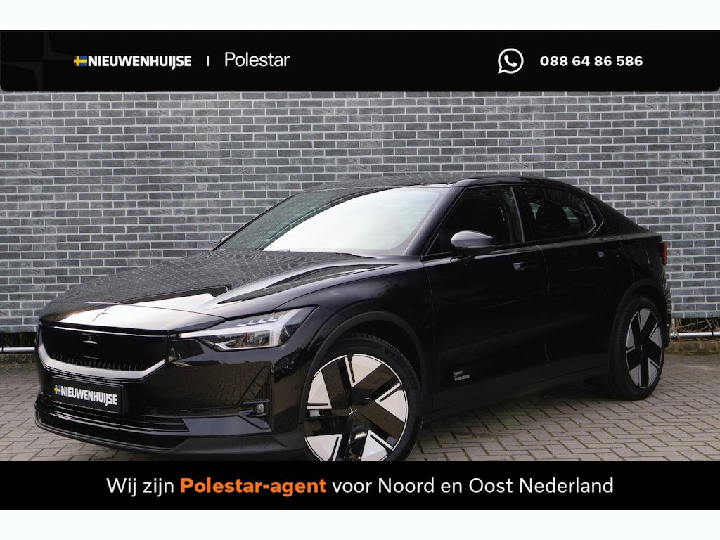 Polestar 2 Long Range Single Motor 82 kWh | Trekhaak | Panoramadak | 360 Graden Camera | Keyless Entry | Elektrische Achterklep | Elektrisch Verstelbare Voorstoelen | Stoelverwarming | Cruise Control Adaptief | BLIS | Google Navigatie | Apple Carplay | Android Auto