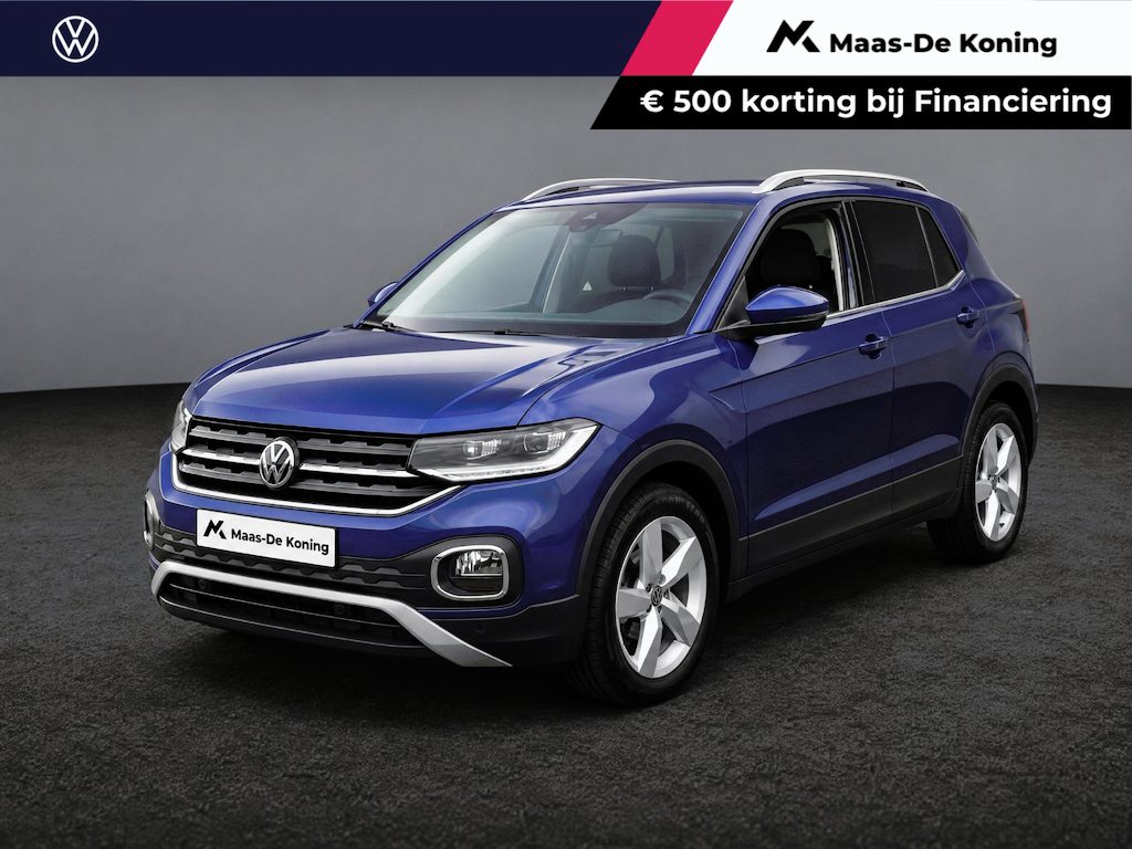 Volkswagen T-Cross 1.0 TSI 110pk DSG Style · Apple/Android Car Play · Keyless · Stoelverwarming · Alarmklasse 3 · ACC · P-Sensoren ·