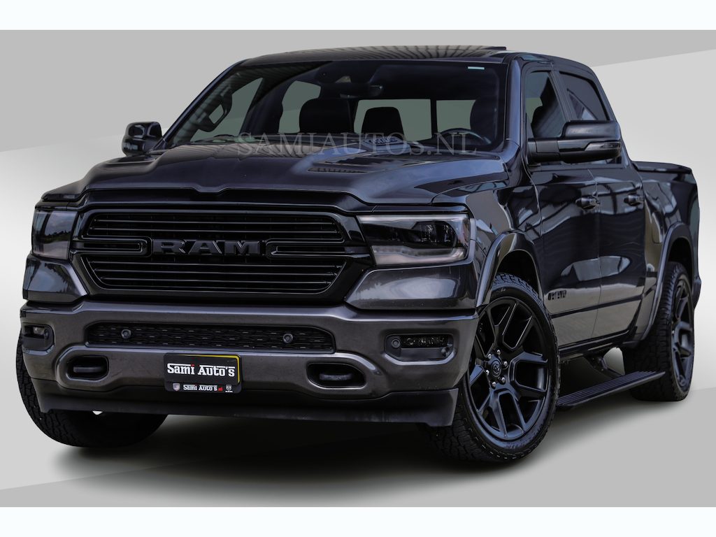 Dodge Ram SPORT 5.7 V8 402PK | €54950,- excl | LUCHTVERING | 2023 | PANODAK | GROOTSCHERM | DC | TOP KLEUR GRANITE | CREW CAB | DUBBELE CABINE | 5 PERSOONS |