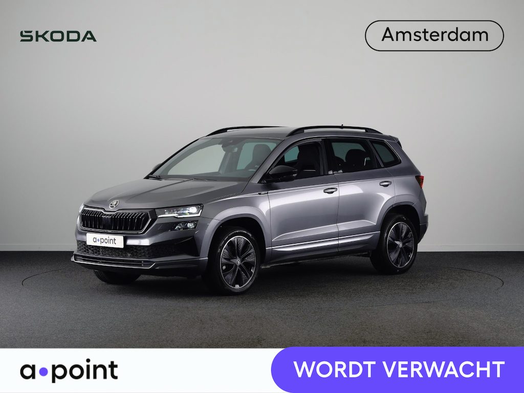 Skoda Karoq 1.5 TSI ACT Sportline Business 150 pk Automaat (DSG) | Verlengde garantie | Navigatie via App | Parkeersensoren | Achteruitrijcamera | Adaptieve cruise control | Stoelverwarming v/a | Verwarmde voorruit |