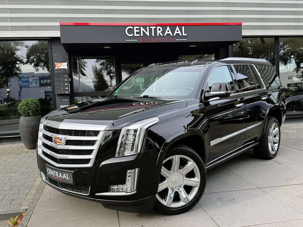 Cadillac Escalade 6.2 V8 Platinum Leder|7Pers.|Stoelkoeling|BTW|Memory|Bosé|Carplay|Hud|Schuifdak