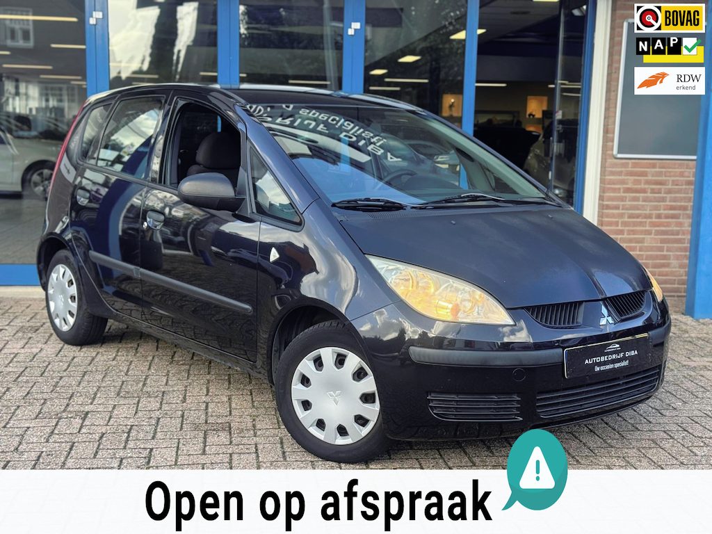 Mitsubishi Colt 1.3 Incharge 2008 5drs Zwart AIRCO APK NAP!