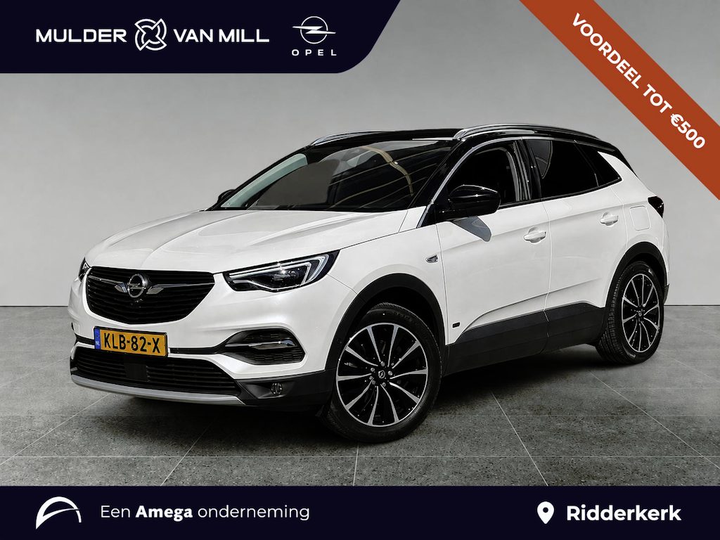 Opel Grandland X Ultimate+ 1.6 PHEV Hybrid4 300pk e-EAT8 4x4 | NAPPA LEDER | HANDSFREE A.KLEP | PEARL WHITE | PARK ASSIST | STOELKOELING + VERWARMING | MASSAGE | MEMORY | ADAPTIVE CRUISE | AGR-STOELEN |