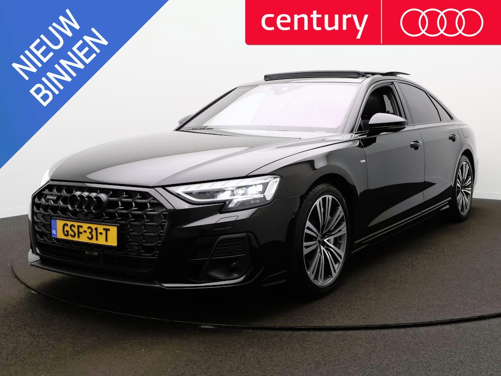 Audi A8 60 TFSI e Quattro | S Line | panoramadak | stoelventilatie | head-up display | B&O 3D | trekhaak | 20"