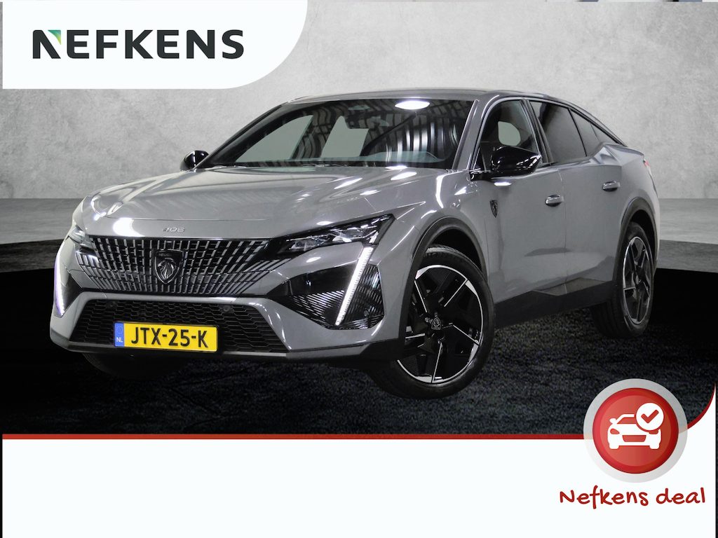 Peugeot 408 1.2 Hybrid 145PK e-DCS6 GT | 1ste eigenaar | Stuurverwarming | FULL LED | 360'Camera | Privacy Glass | AppleCarPlay/AndroidAuto | Navigatie | Adaptieve Cruise Control | Keyless | Isofix | Sfeerverlichting | Elektrische Achterklep |