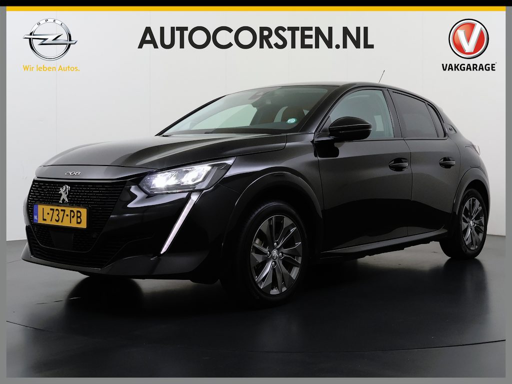 Peugeot e-208 EV Allure Pack 50kWh Stoelverwarming 3D-Navi 360°Camera Ecc Bluetooth Apple Carplay Android Auto Regen-Lichtsensor Cruise Control Led Privacy Glas Isofix Origineel Nederlandse Auto