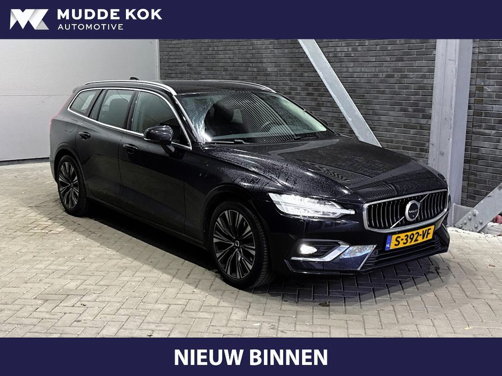 Volvo V60 B4 Plus Bright | ACC | Harman/Kardon | Trekhaak | 360° Camera | Stoel+Stuurverwarming | Keyless | Leder | 18 Inch