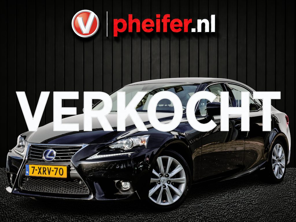 Lexus IS 300h 223pk Aut. Business Line Pro Lederen int./ Elek. stoelen/ Stoelverwarming/ Camera/ DAB+/ Cruise control