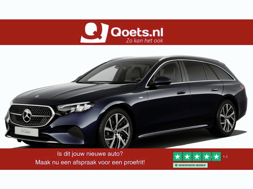 Mercedes-Benz E-klasse 300 e Luxury Line Airmatic - Trekhaak - Panoramadak - Rijassistentiepakket Plus - Verwarmde/geklimatiseerde stoelen - Comfort stoelen - MBUX Superscreen - Burmester® 4D surround -