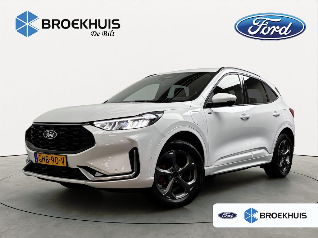 Ford Kuga 2.5 PHEV ST-Line X | NL-AUTO! | 1E EIGENAAR! | 360° CAMERA | ADAPTIVE CRUISE | LANE ASSIST | B&O | DODE HOEK | HALF LEDER | PARK SENS V+A