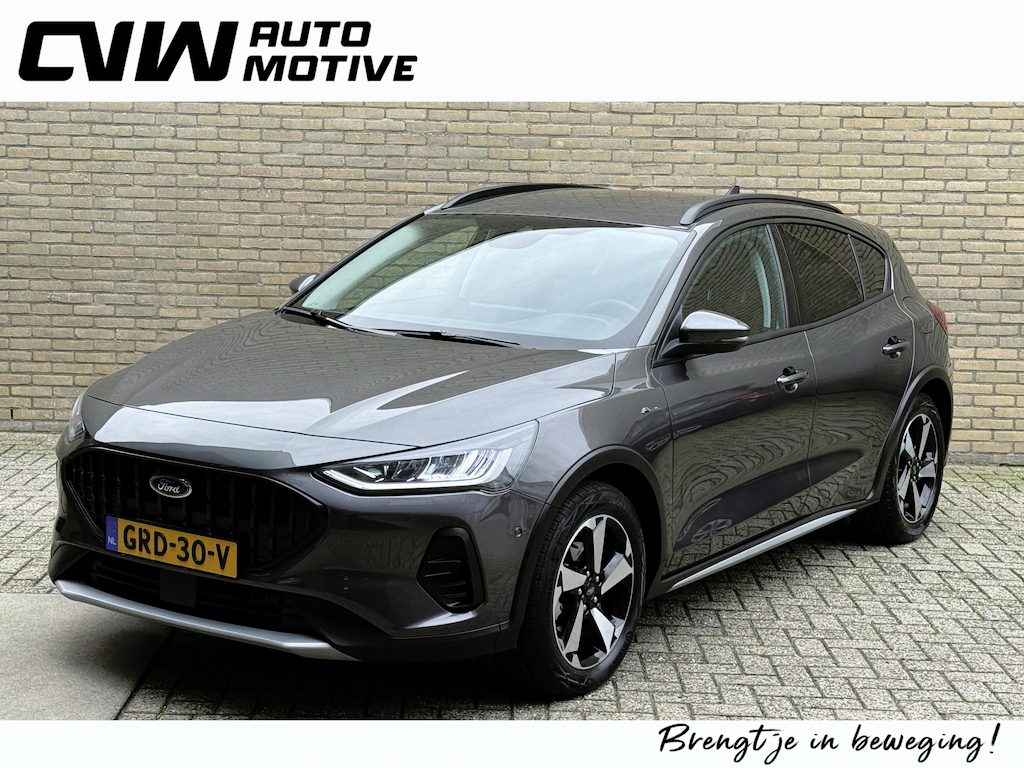 Ford Focus 1.0 EcoBoost 155pk Hybrid Active | Automaat | Trekhaak afneembaar | Navigatie | Camera | Apple CarPlay | Adaptieve cruise | Lane assist | Dodehoekdetectie | Bang&Olufsen audio | 17 inch velgen | Volledig dealeronderhouden