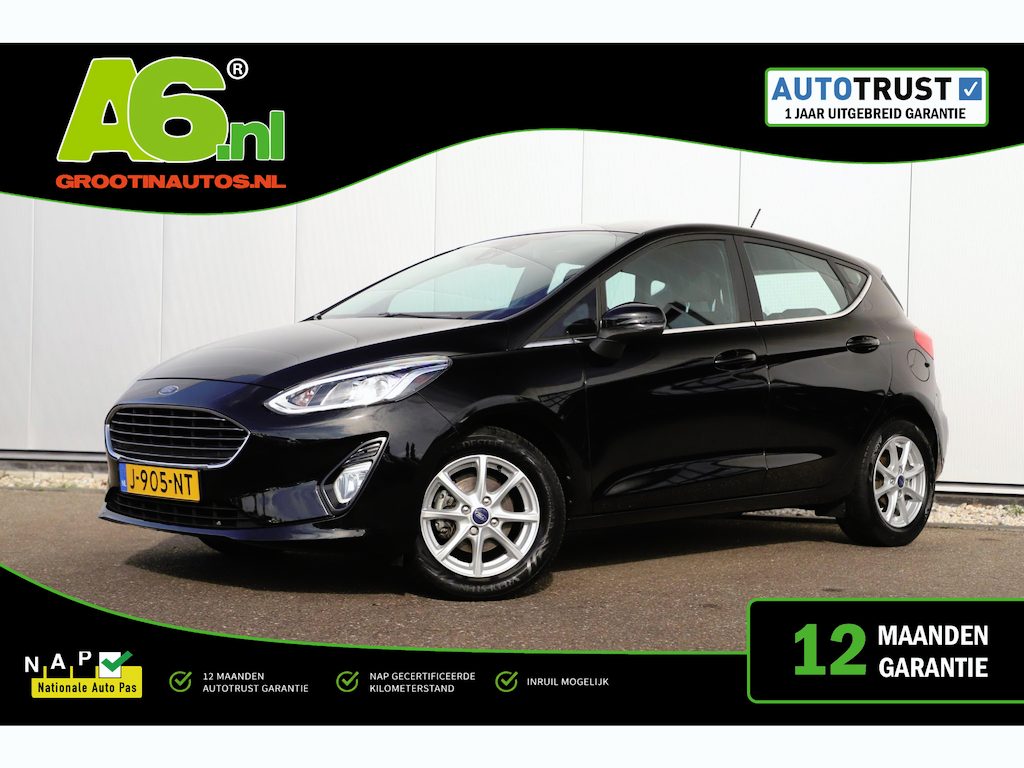 Ford Fiesta 1.0 EcoBoost Titanium 95PK Winter Pakket Stuur & Stoelverwarming LMV Navigatie Carplay Android Climate Cruise Control