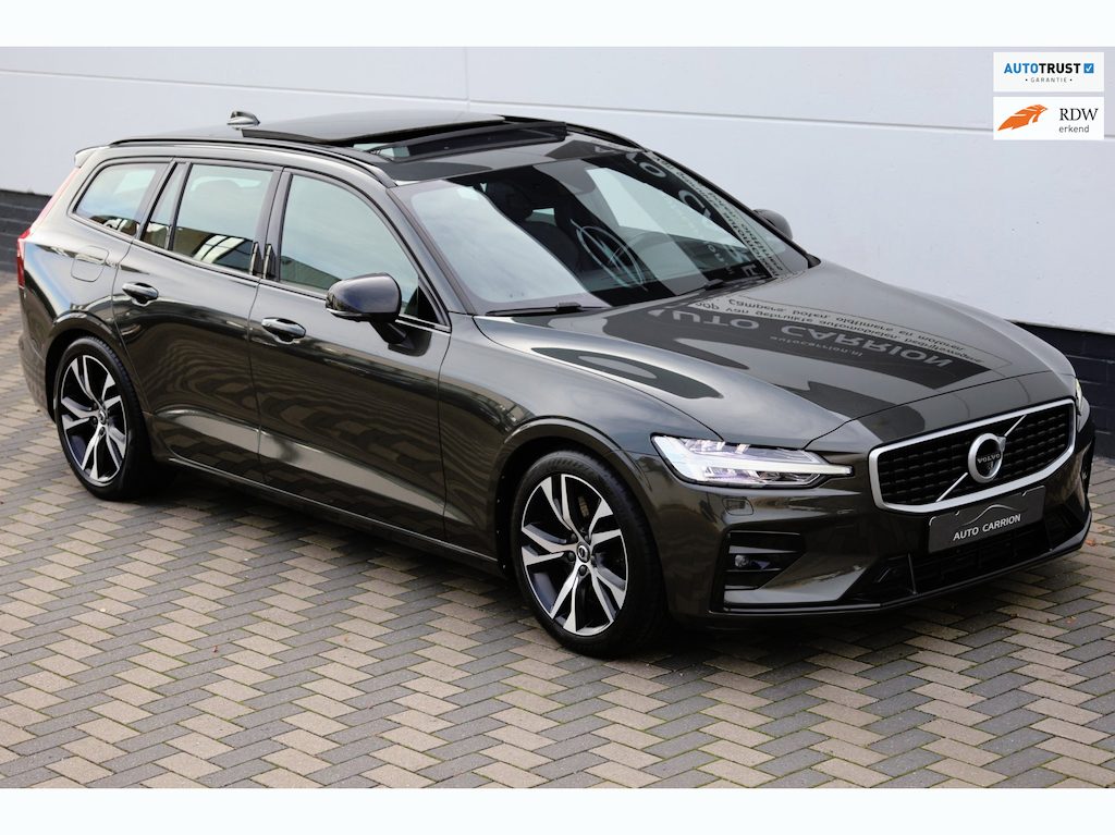 Volvo V60 2.0 T5 R-Design Pano Trekhaak 360° Camera Leder !!