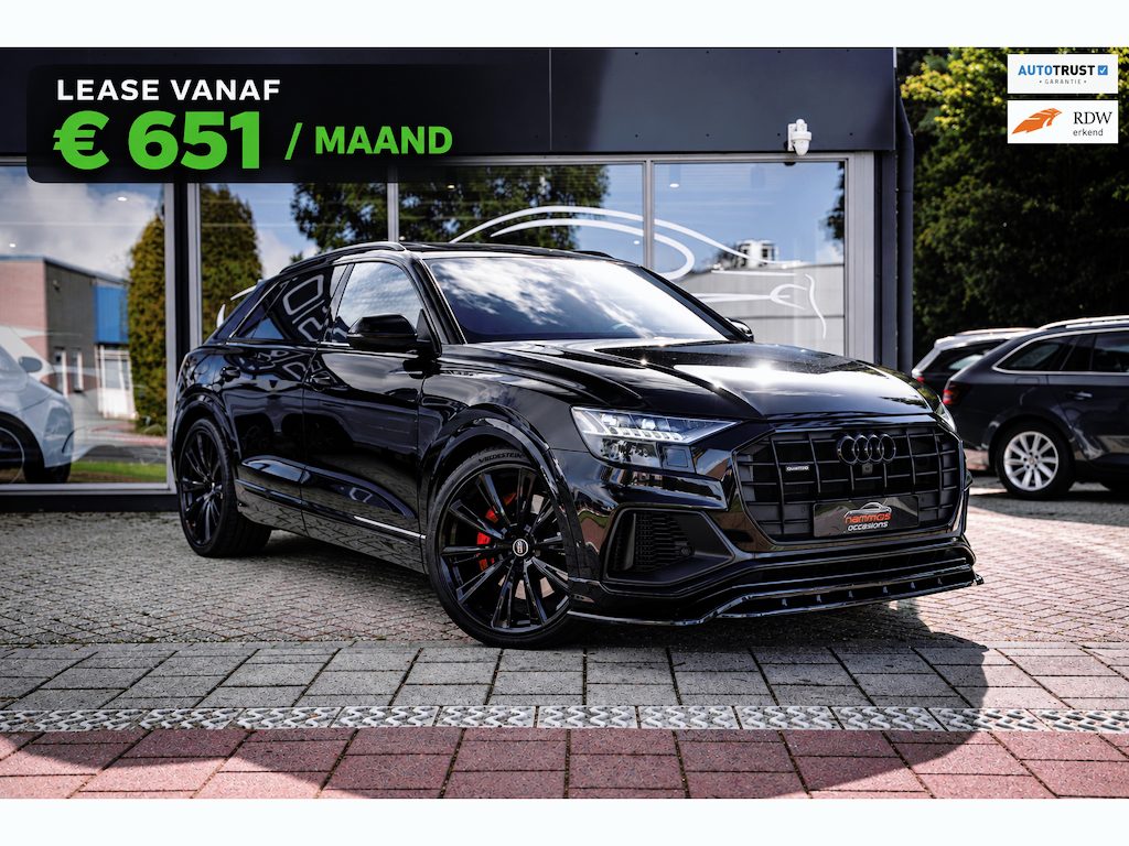 Audi Q8 60 TFSI e quattro Pro Line S Competition|BTW|Elec Trekh|Pano|Lucht Vering|Dig Cockpit|HUD|B&O|CarPlay|360 Cam|Keyless|23"