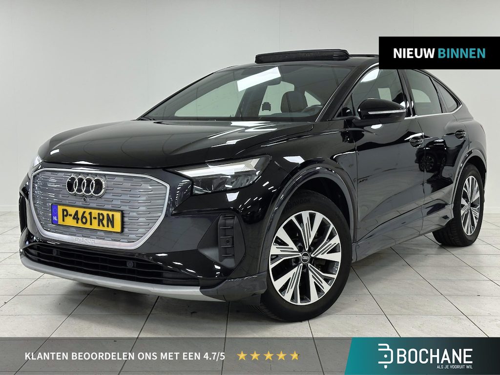 Audi Q4 Sportback e-tron 40 S edition 77 kWh | SOH 89% | ELEKTR. TREKHAAK | PANORAMADAK | STOELVERWARMING | PARKEERSENSOREN
