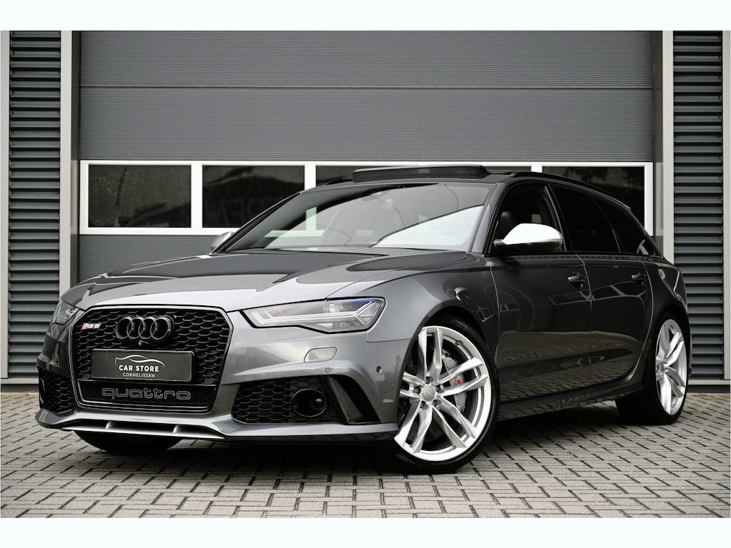 Audi RS6 Avant 4.0 TFSI QUATTRO 560 PK / PANO / KERAMISCH / B&O 3D / DYNAMIC RIDE CONTROL / 305 KM/U / BOMVOL