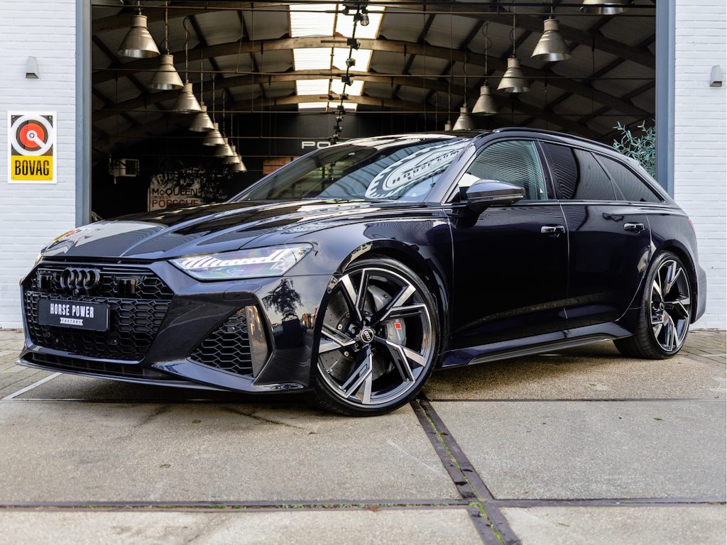 Audi RS6 Avant 4.0 TFSI quattro *Keramisch | B&O Advanced | Achterasbesturing | Pano | Audi Exclusive | Nachtzicht | Matrix | Softclose | HUD | 360 cam | Stoelventilatie | ACC*