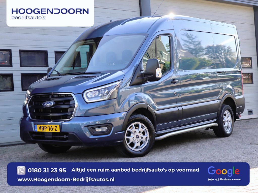 Ford Transit 350 2.0 TDCI 185pk Euro 6 Automaat - L2H2 - Camera - Trekhaak - Stoelverwarming