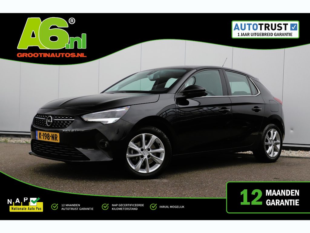 Opel Corsa 1.2 Elegance 102PK Half Leder LMV LED Virtual Cockpit Navigatie Airco Cruise Control