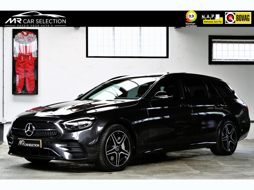 Mercedes-Benz E-klasse Estate 300 e AMG Line | Panoramadak | SOH 98% | Trekhaak | Leder | LED