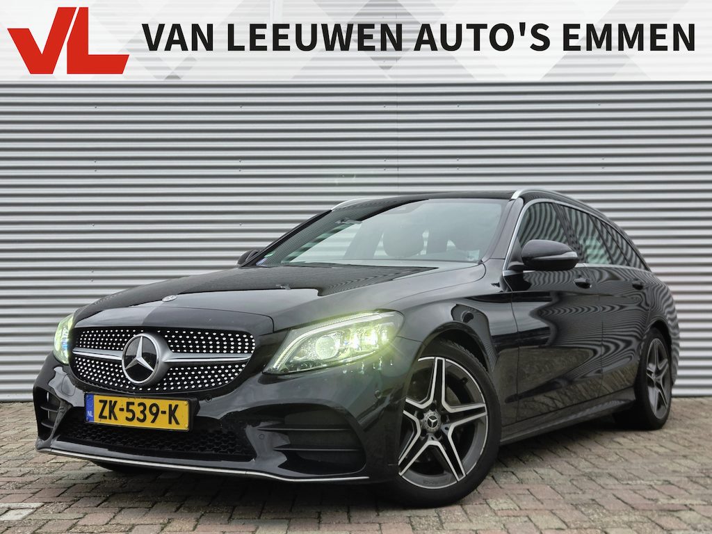 Mercedes-Benz C-klasse Estate 180 Business Solution AMG Plus Upgrade Edition | Nieuw binnen! | Pano | Stoelverwarming | Inklapbare trekhaak |