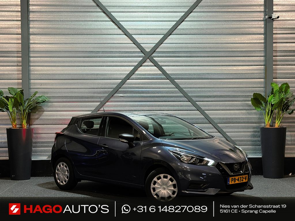 Nissan Micra 1.0L Visia+ LED/AIRCO/CRUISE/MULTIMEDIA/VDOH/NAP/12-MND-GARANTIE
