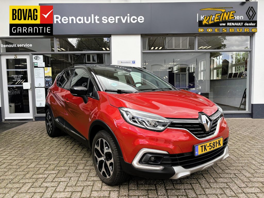 Renault Captur TCe 120 Intens | Dealeronderhouden | Trekhaak | Reservewiel | Sterke 120 pk motor | All seasonbanden | Premium kleur Rouge Flamme |